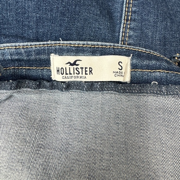 Hollister Blue Denim Mini Dress with Adjustable Straps‎ Size S - Picture 8 of 9